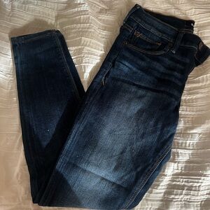 Express Dark Indigo Women's Skinny Jeans